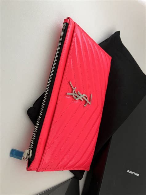 ysl key pouch pink|ysl bill pouch.